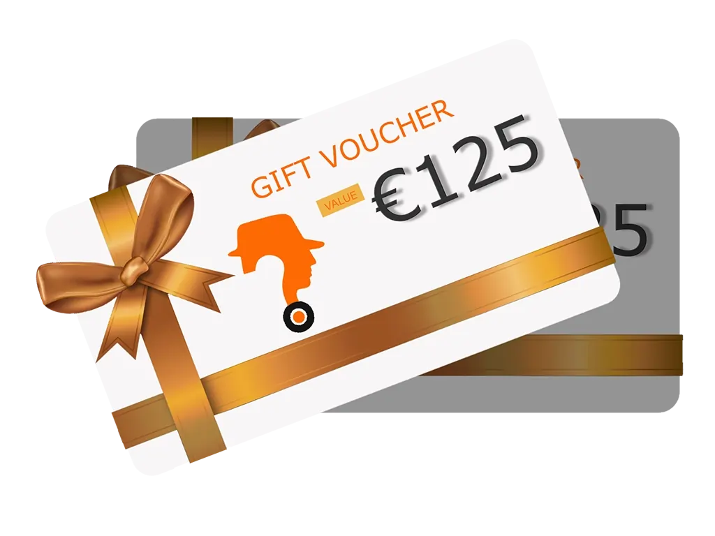 Gift card for a crazy adventure in Incognito escaper rooms in Dublin, Ireland