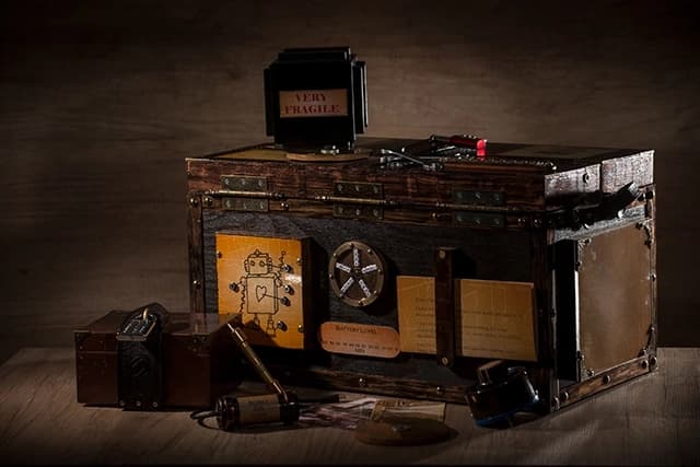 Portable escape room contents laid out — Incognito Dublin