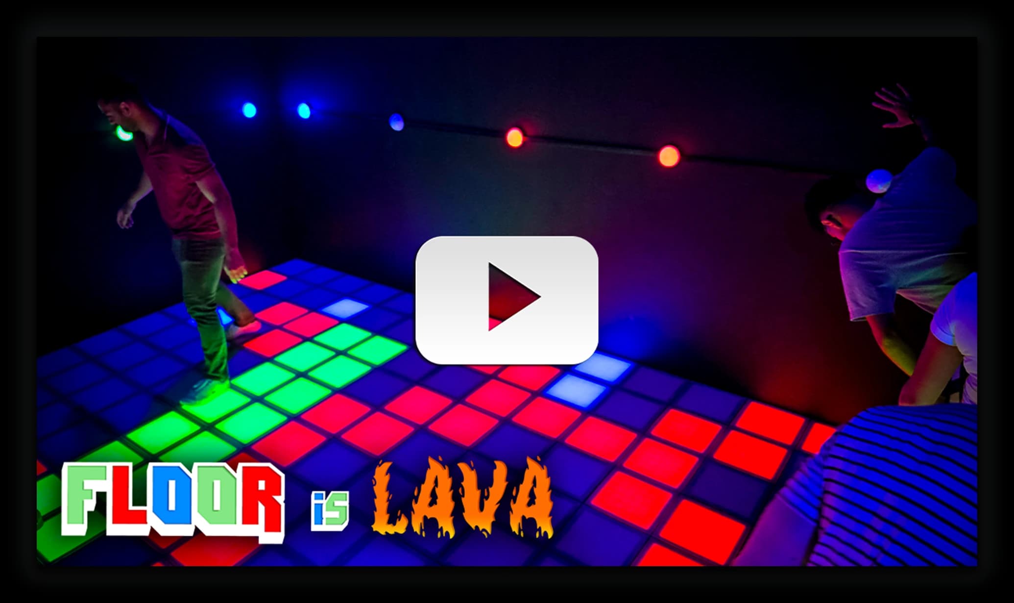 Actual video of Floor Is Lava escape room from Incognito escape rooms from Dublin, Ireland